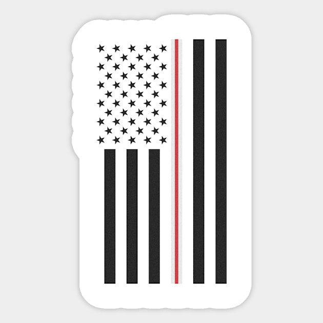 Nurse Thin Line Flag Sticker by Zone32